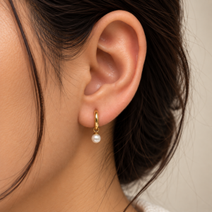 Pearl hoops