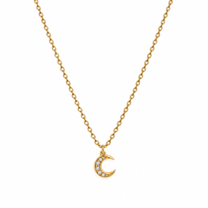 Moon stone necklace