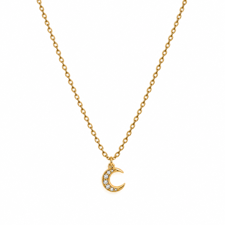 Moon stone necklace