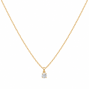 White dainty necklace