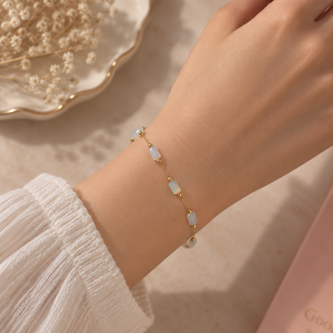 Ice blue bracelet