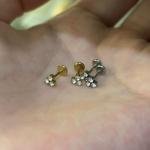 Dainty 3 dot studs